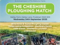 Come And Join Us At The 99Th Cheshire Ploughing Match 2025. This Wednesday 24th September on Stand A6