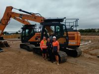2 x New Case Excavators For Staffs Construction Ltd !!