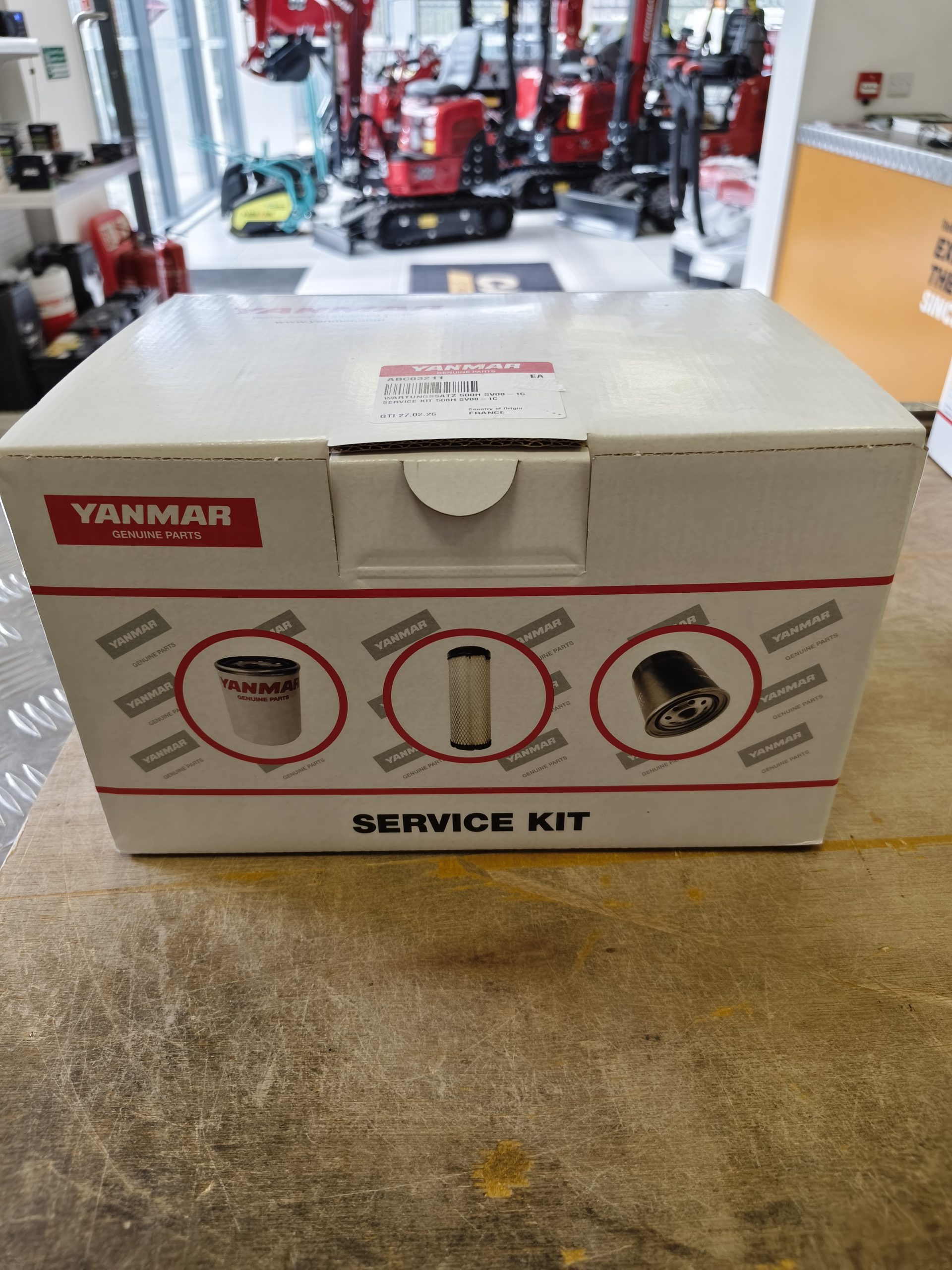 YANMAR 500 HOUR SERVICE KIT SV08-1C